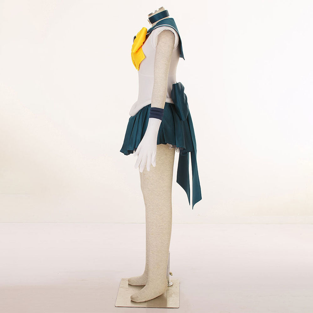 Women and Kids Sailor Moon Super S Costume Sailor Uranus Tenou Haruka Cosplay with Accessories