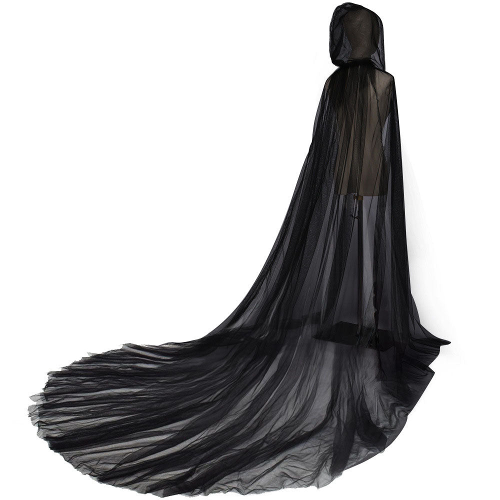 Halloween Costume Long Cloak Middle Age Brides of Dracula Corpse Bride Vintage Big Cloak for Women