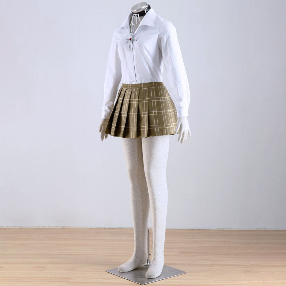 Rosario+Vampire Costumes Akashiya Moka Cosplay full Outfit Uniform for Women and Kids