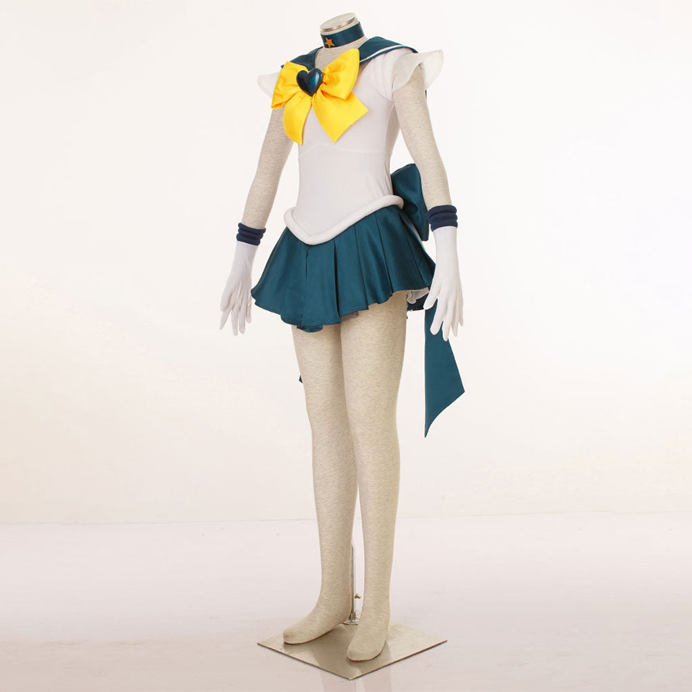 Women and Kids Sailor Moon Super S Costume Sailor Uranus Tenou Haruka Cosplay with Accessories