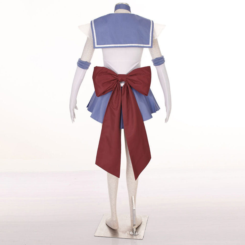 Women and Kids Sailor Moon Super S Costume Sailor Saturn Tomoyo Hotaru Cosplay with Accessories