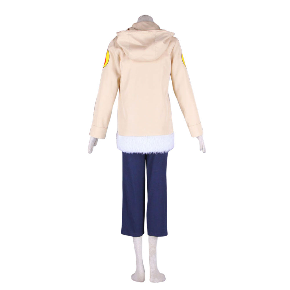 Naruto Costume Hyuuga Hinata Childhood Cosplay full Outfit for Women and Kids