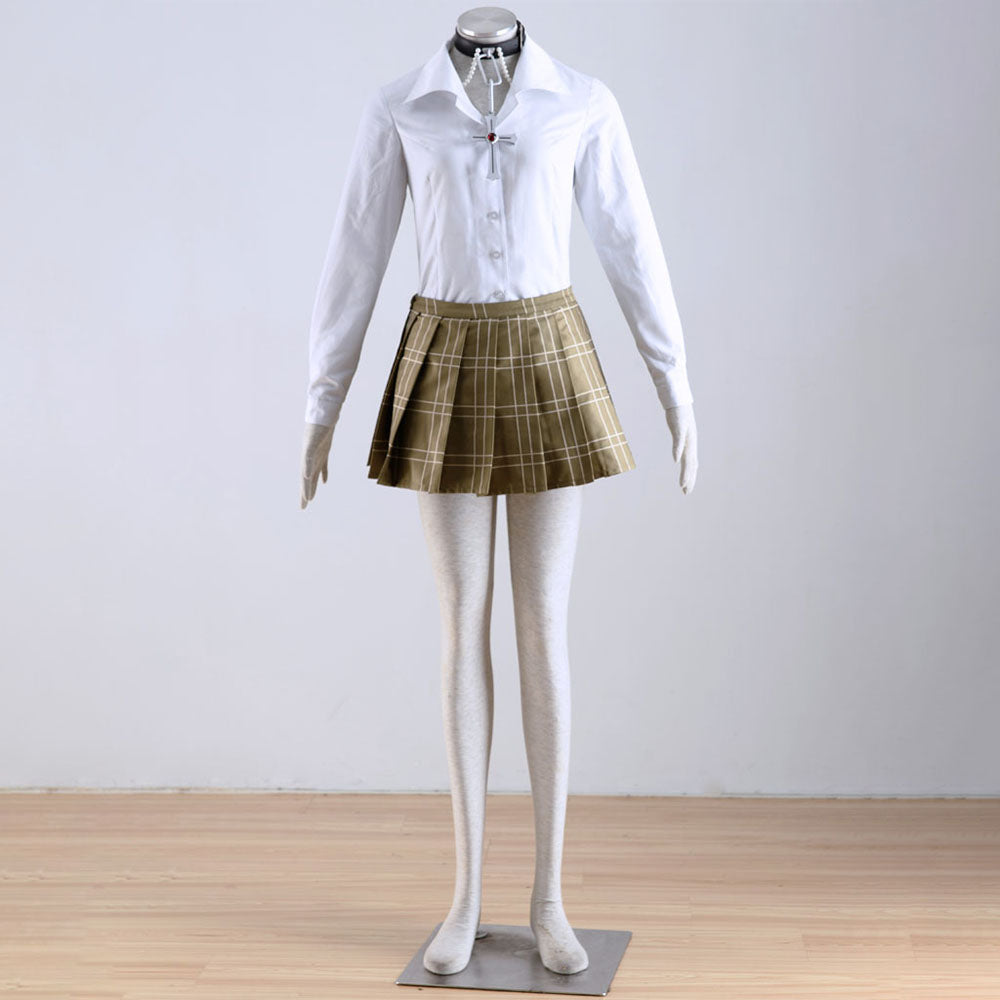Rosario+Vampire Costumes Akashiya Moka Cosplay full Outfit Uniform for Women and Kids