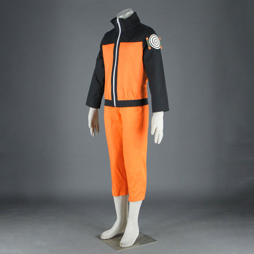 Naruto Costume Juvenile Naruto Orange Cosplay full Outfit for Men and Kids