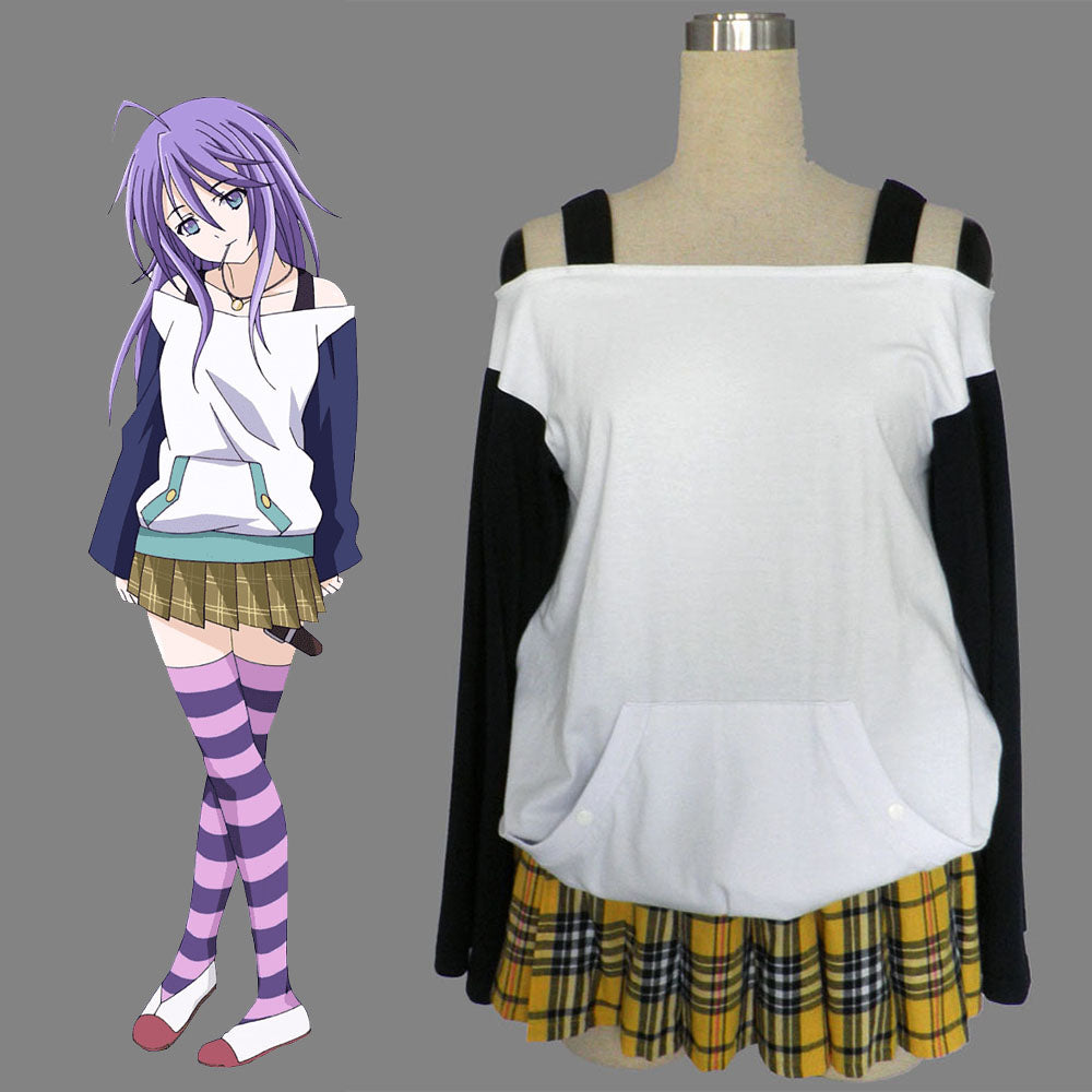 Rosario+Vampire Costumes Shirayuki Mizore Cosplay full Outfit for Women and Kids