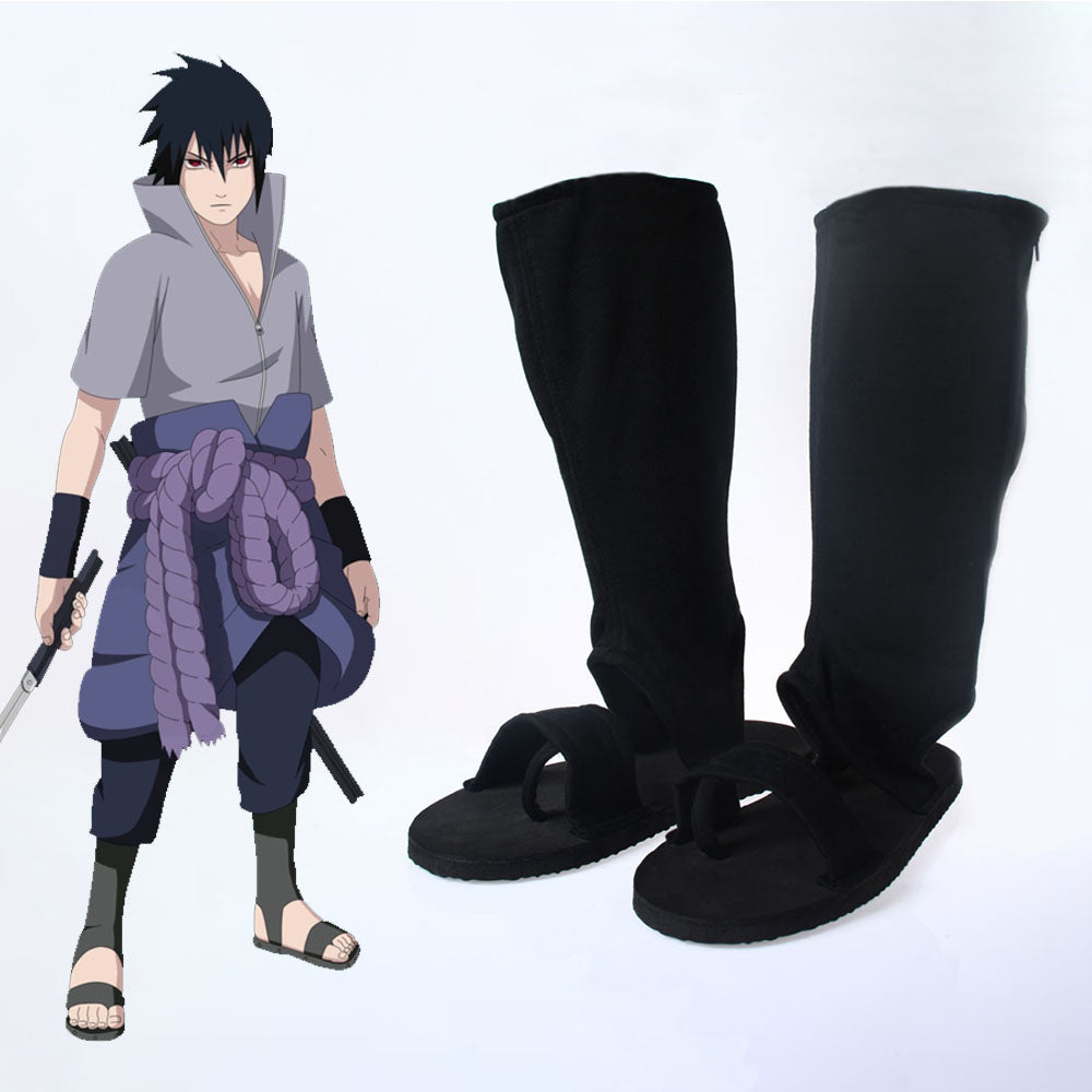 Naruto Costume Shoes Uchiha Sasuke Cosplay Shoes for Adults and Kids