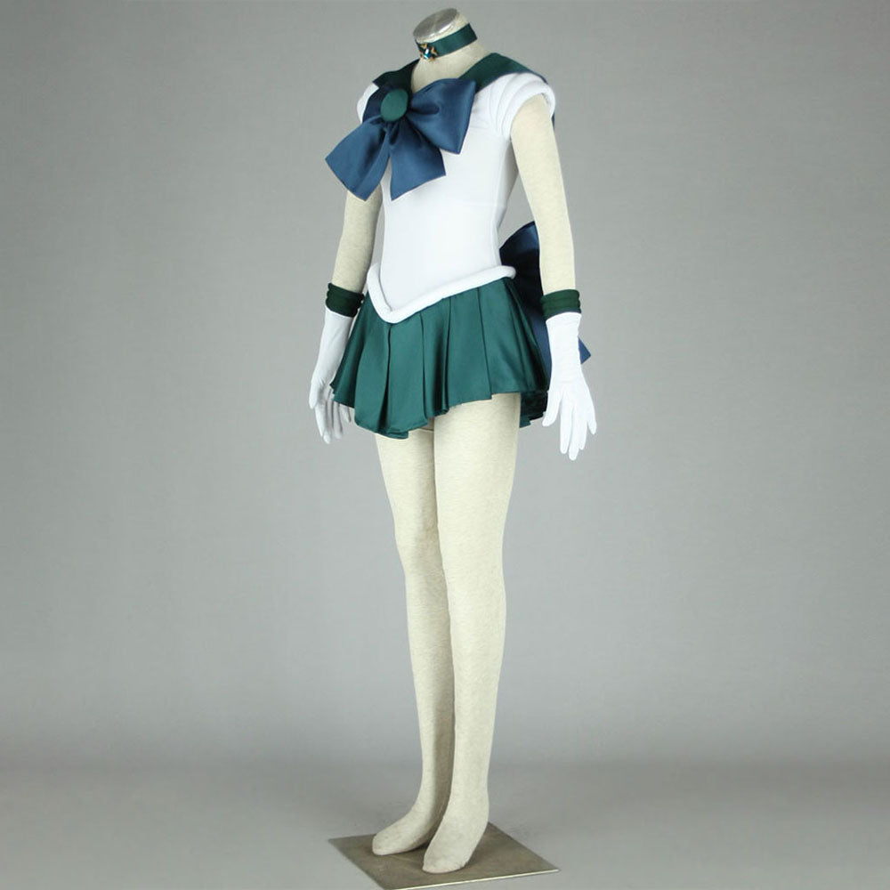 Women and Kids Sailor Moon Costume Sailor Neptune Kaiou Michiru Cosplay with Accessories