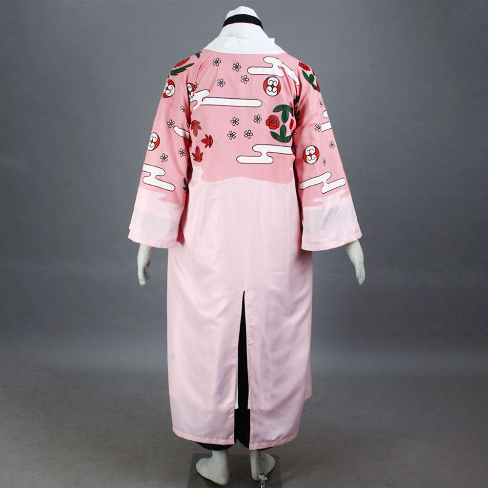 Bleach Costume Kyoraku Shunsui Cosplay Kimono Outfit 8th Division Captain Costume for Men and Kids