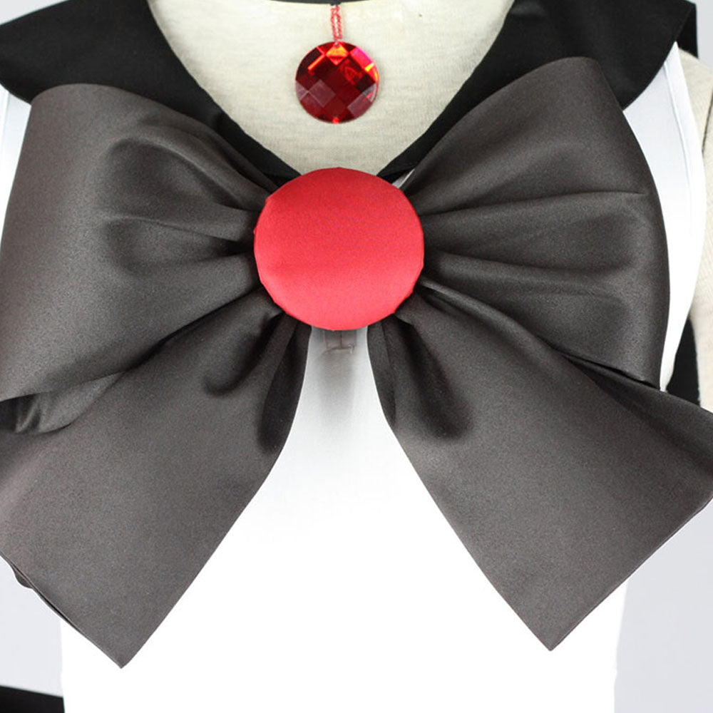 Women and Kids Sailor Moon Costume Sailor Pluto Mingou Setsuna Cosplay with Accessories