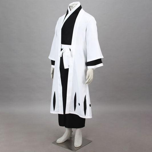 Bleach Costume Yamamoto Genryuusai Cosplay Kimono Set 1st Division Captain Costume for Men and Kids