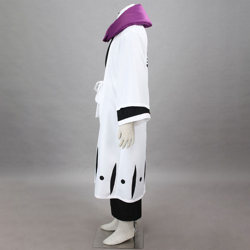 Bleach Costume Kurotsuchi Mayuri Cosplay Kimono Outfit 12th Division Captain Costume for Men and Kids