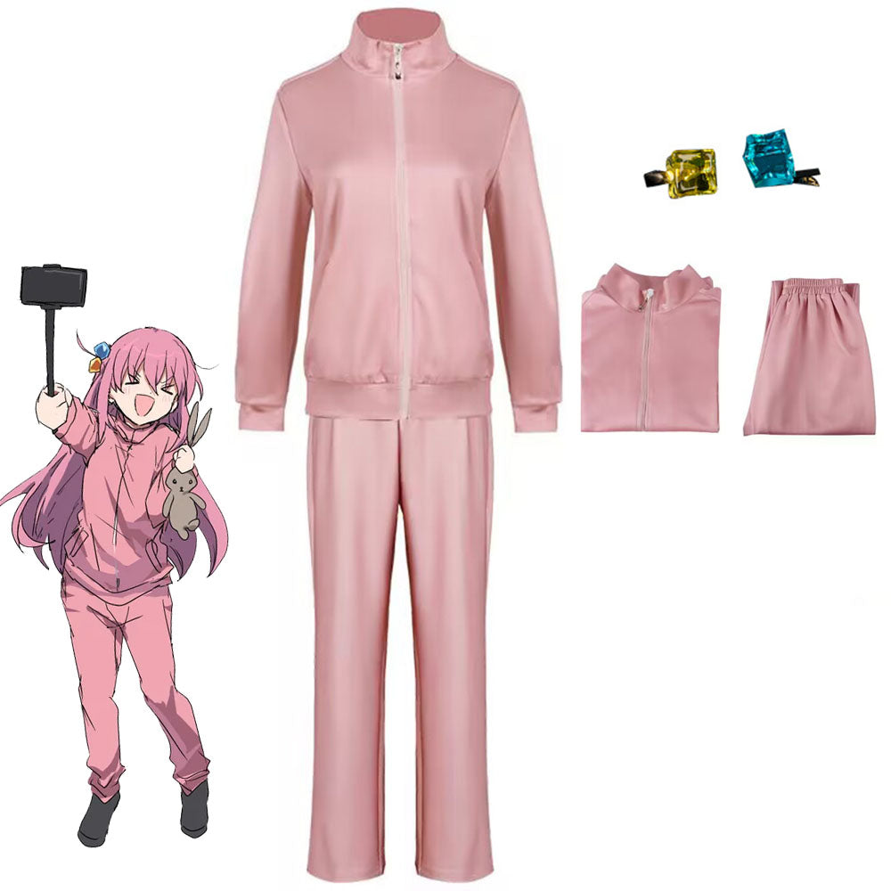 Bocchi the Rock Costume Gotoh Hitori Cosplay Full Outfit for Women