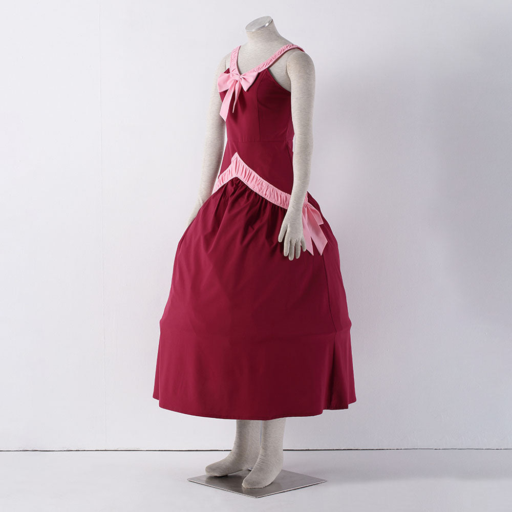 Fairy Tail Costume Mirajane Strauss Cosplay Red Dress with Bracelet fo pro-costumes Fairy Tail Costume Mirajane Strauss Cosplay Red Dress with Bracelet fo pro-costumes