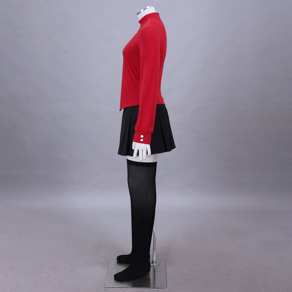 Fate / Stay Night Costume Rin Tohsaka Cosplay Set with Accessories for Women and Kids