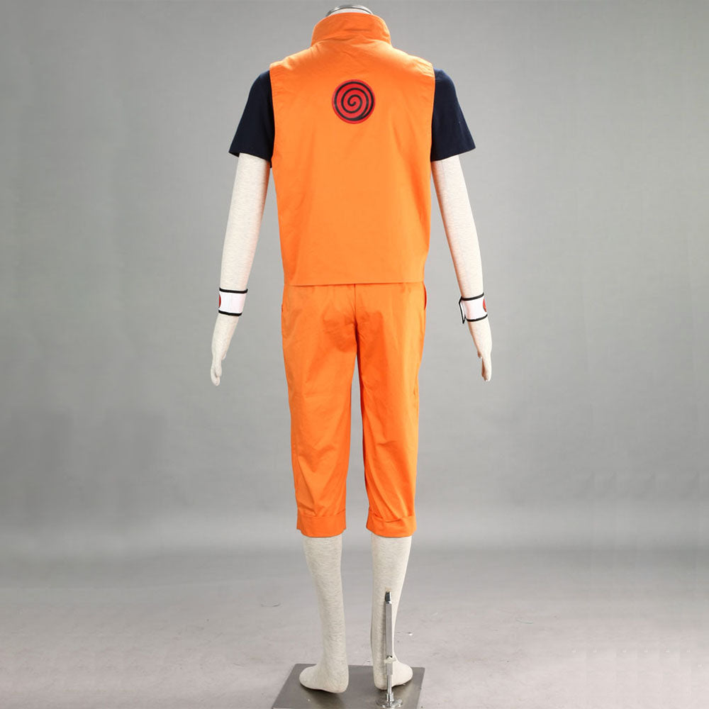 Naruto Costume Find the Four-Leaf Red Clover Naruto Orange Cosplay full Outfit for Men and Kids