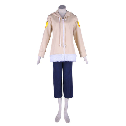 Naruto Costume Hyuuga Hinata Childhood Cosplay full Outfit for Women and Kids