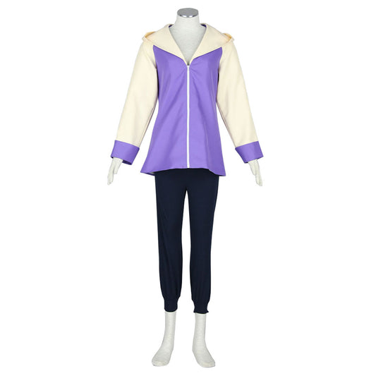 Naruto Shippuden Costume Hyuuga Hinata Cosplay full Outfit for Women and Kids