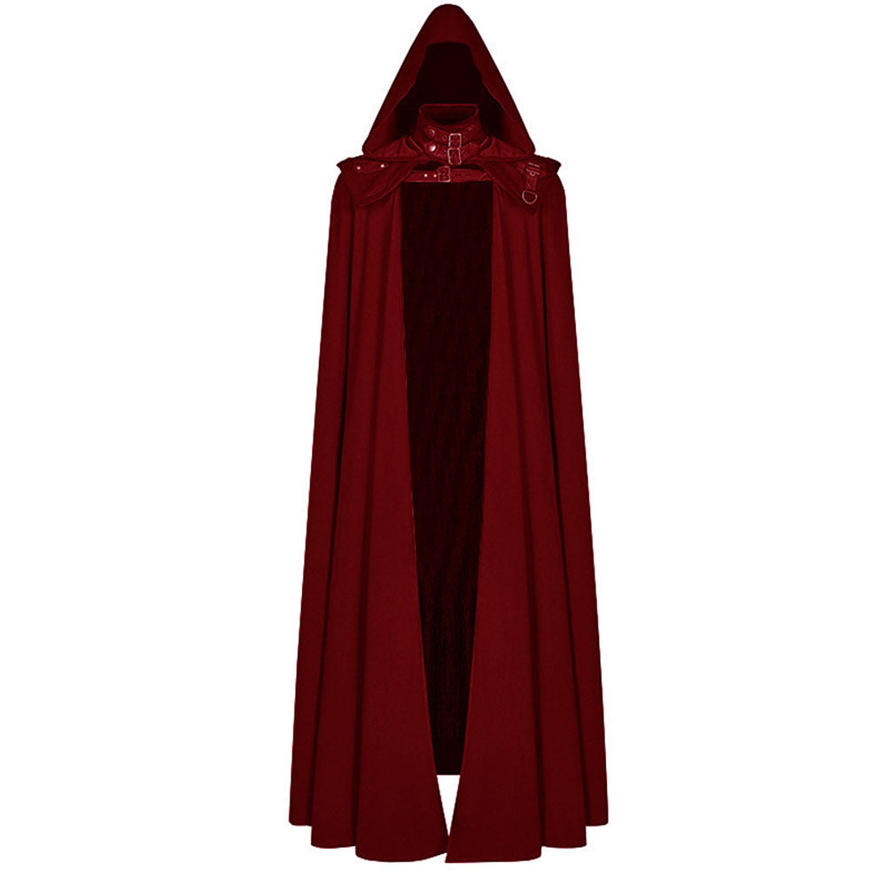 Halloween Costume Gothic Coat Devil Vampire Cosplay Long Cloak Unisex