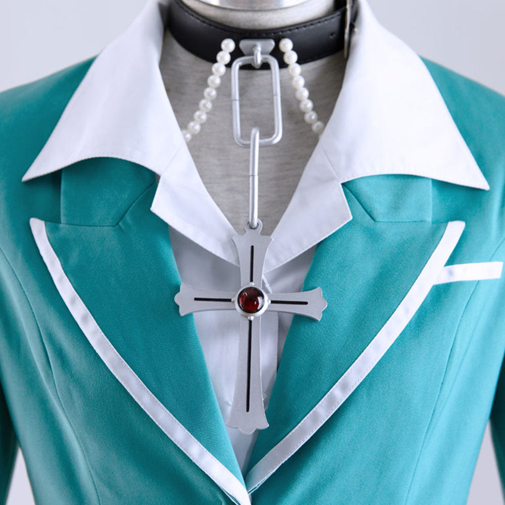 Rosario+Vampire Costumes Akashiya Moka Cosplay full Outfit Uniform for Women and Kids