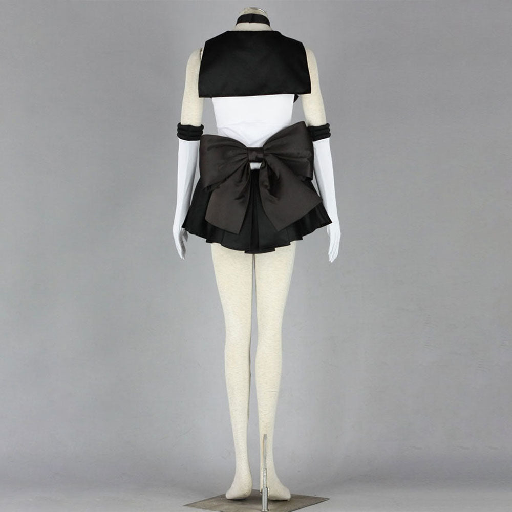 Women and Kids Sailor Moon Costume Sailor Pluto Mingou Setsuna Cosplay with Accessories