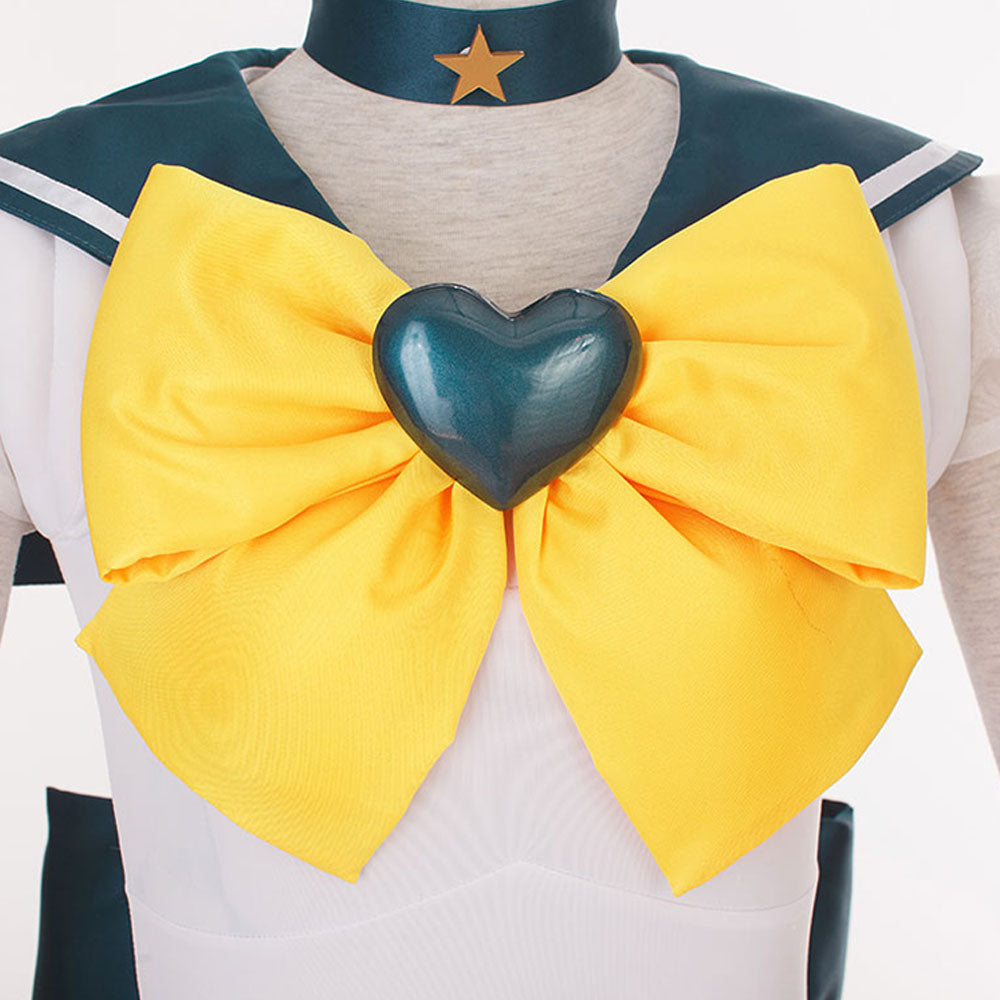 Women and Kids Sailor Moon Super S Costume Sailor Uranus Tenou Haruka Cosplay with Accessories