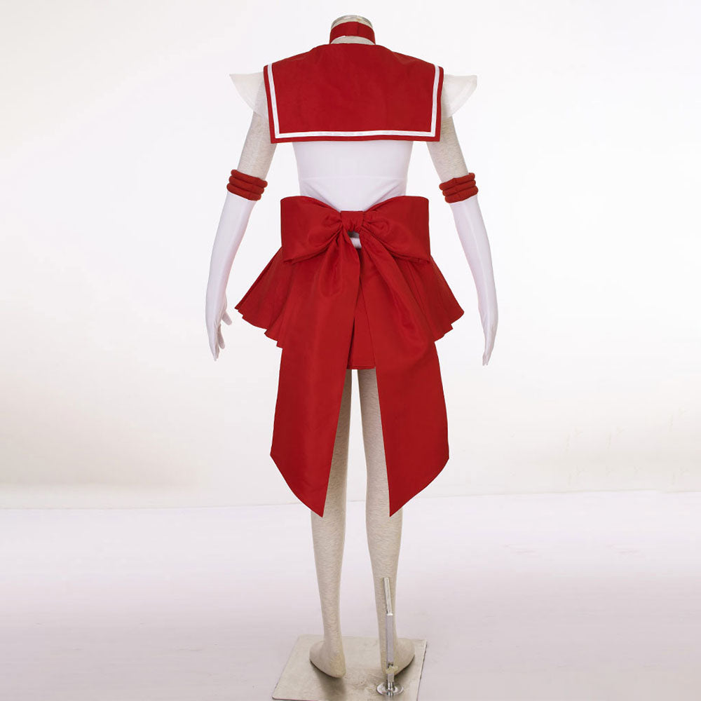 Women and Kids Sailor Moon Super S Costume Sailor Mars Heino Rei Cosplay with Accessories