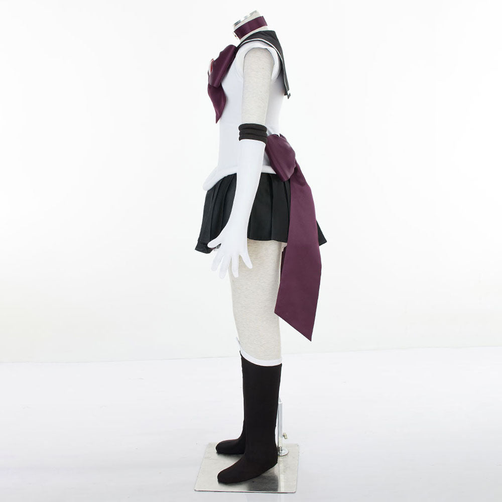 Women and Kids Sailor Moon Super S Costume Sailor Pluto Mingou Setsuna Cosplay with Accessories
