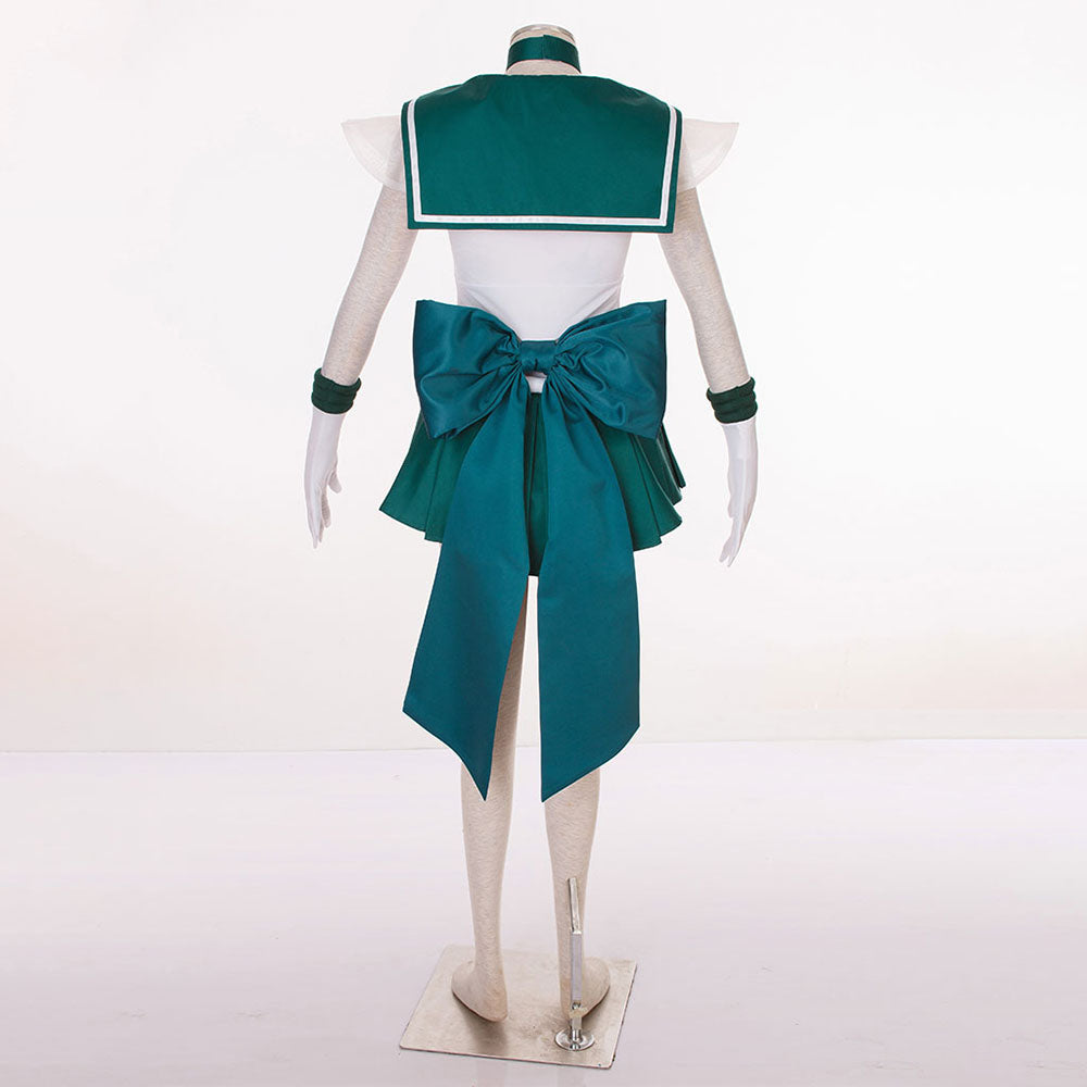 Women and Kids Sailor Moon Super S Costume Sailor Neptune Kaiou Michiru Cosplay with Accessories