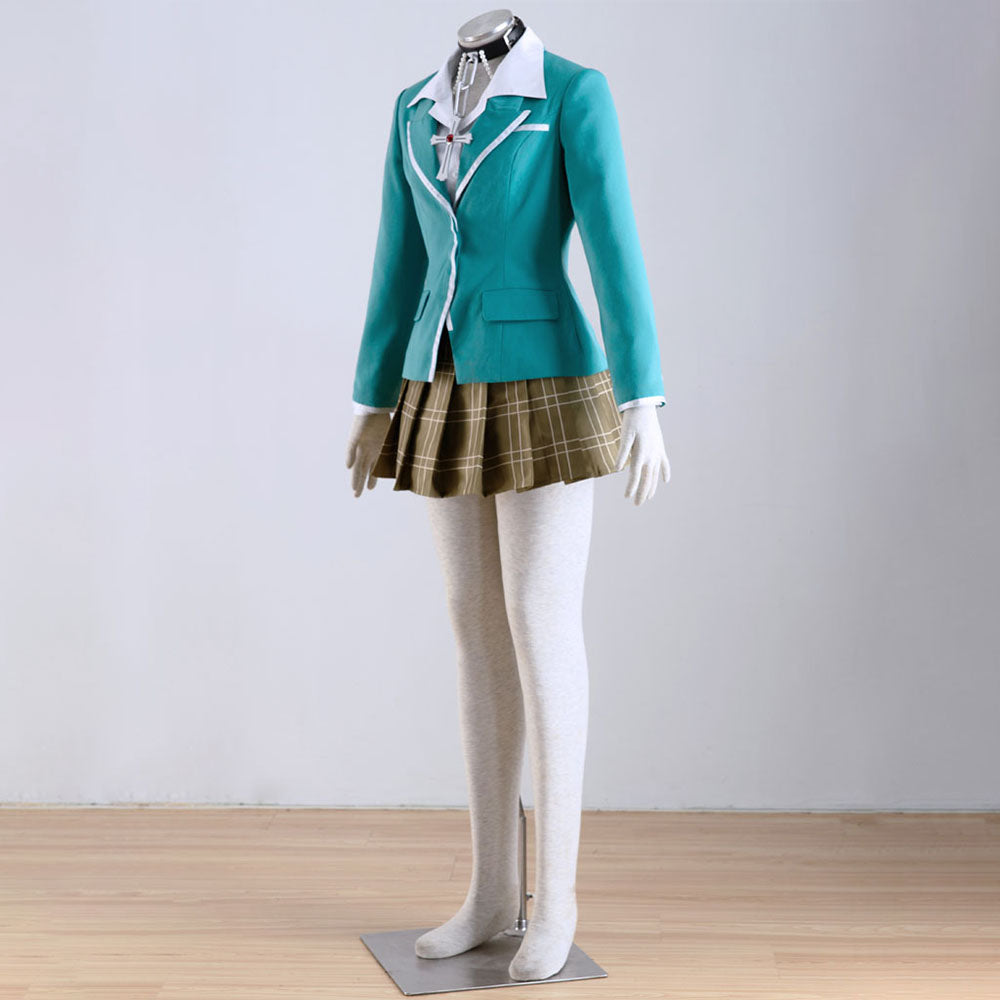 Rosario+Vampire Costumes Akashiya Moka Cosplay full Outfit Uniform for Women and Kids