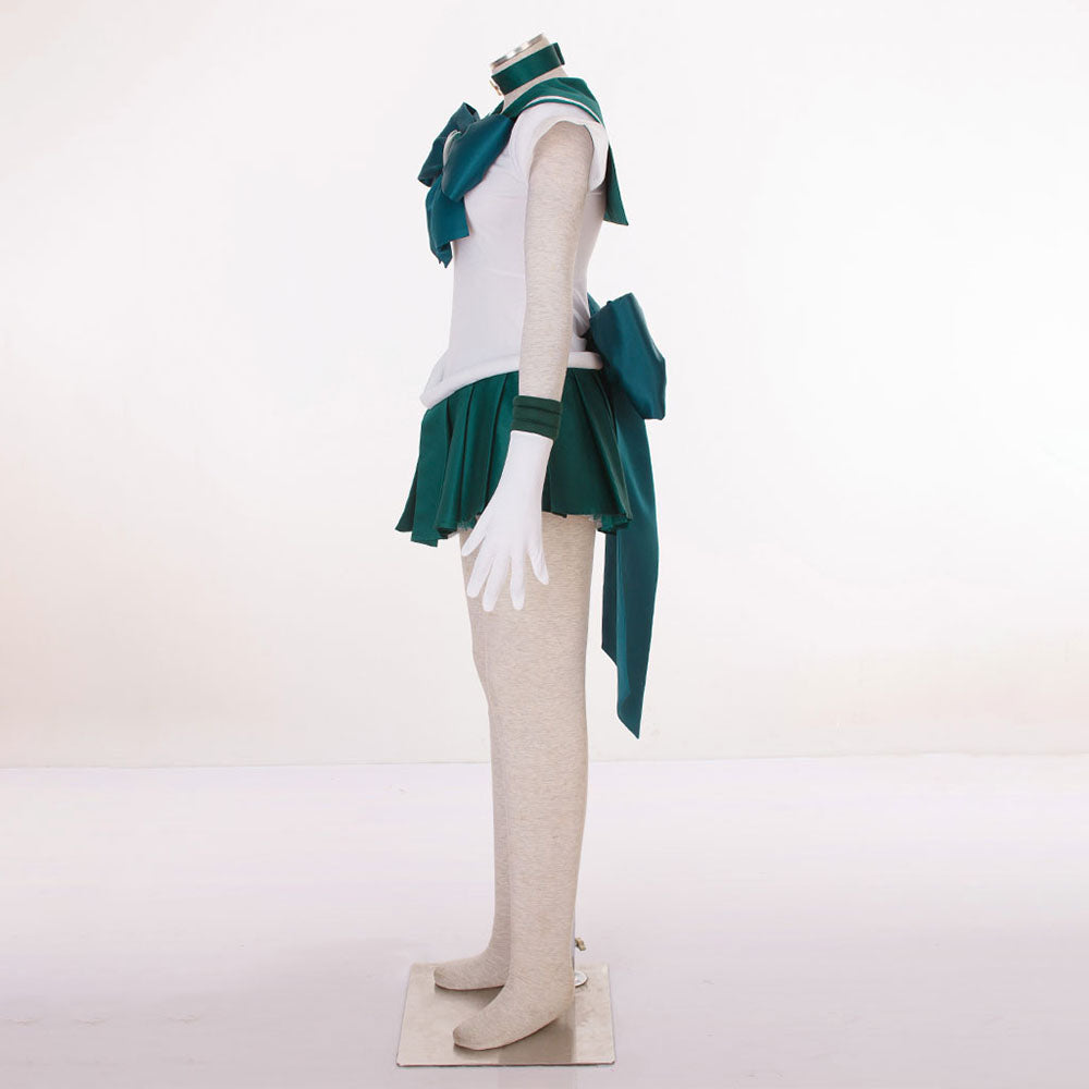 Women and Kids Sailor Moon Super S Costume Sailor Neptune Kaiou Michiru Cosplay with Accessories