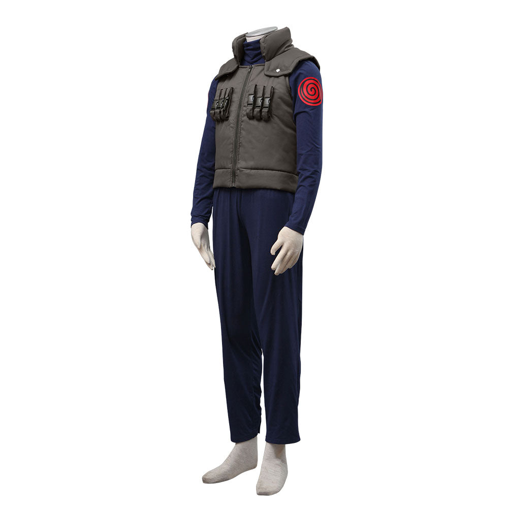 Naruto Costume Konoha Ninja Village Jonin Uniform Kakashi Cosplay Uniform Vest