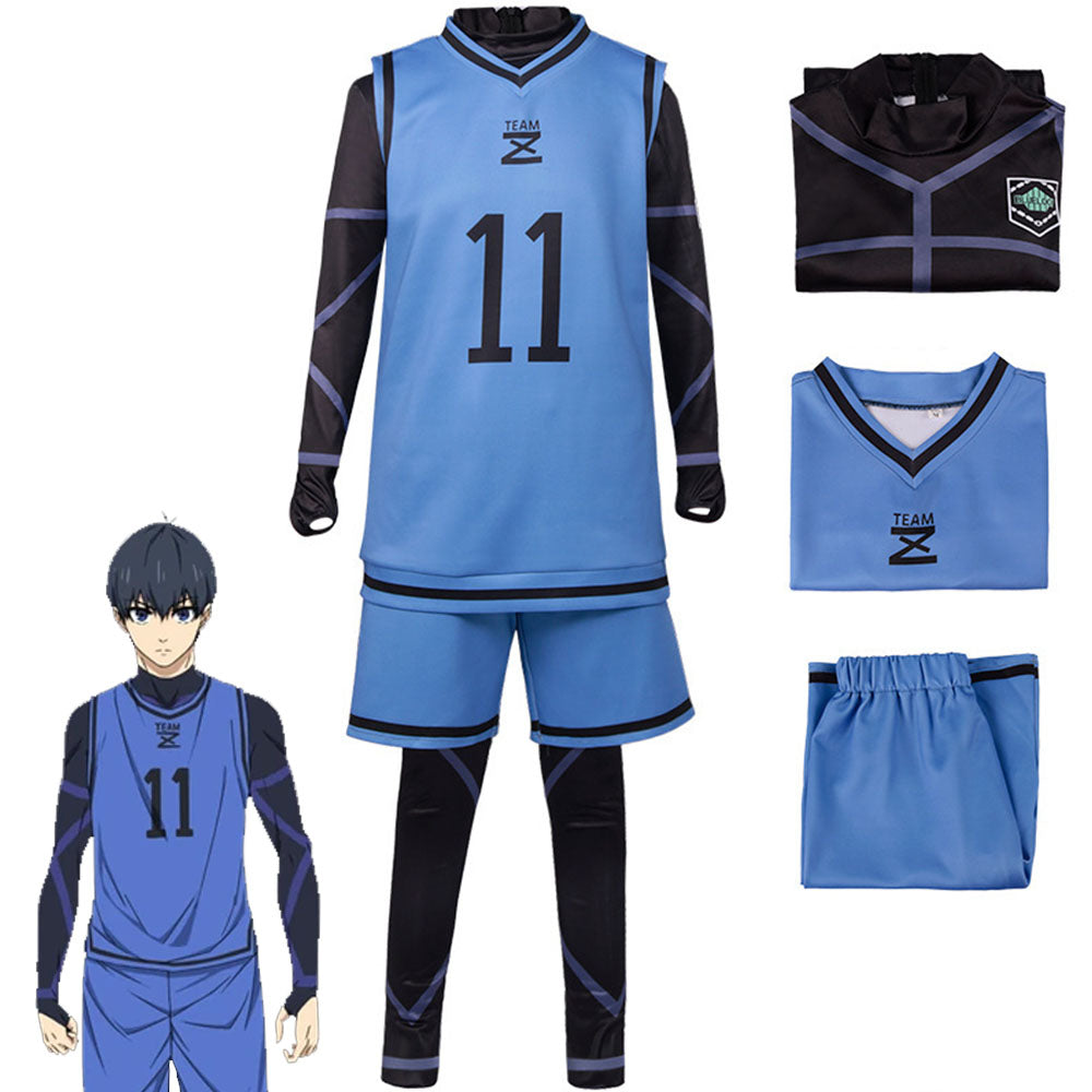 Blue Lock Costumes Isagi Yoichi Kunigami Rensuke Bachira Meguru Chigiri Hyom Cosplay Football Unifrom