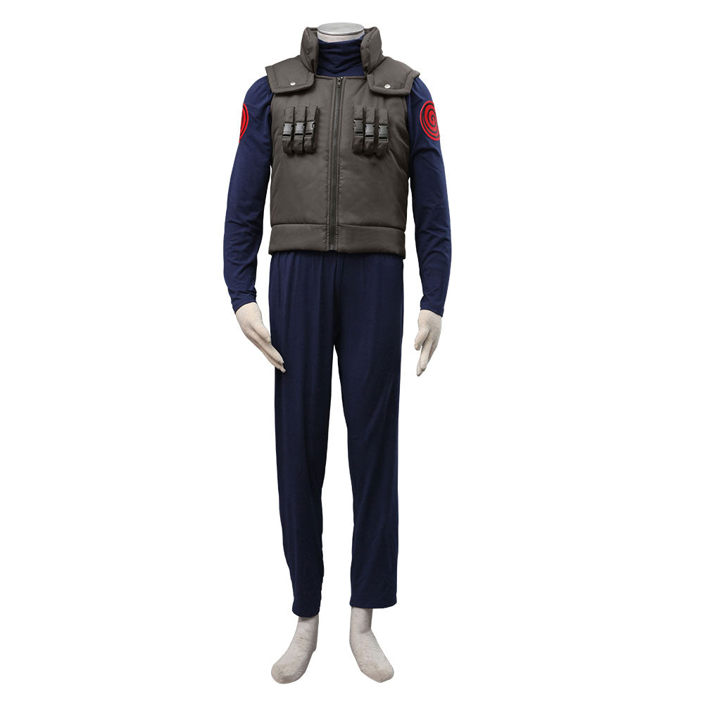 Men and Kids Naruto Costume 4th Hokage Namikaze Minato Cosplay Full Outfit