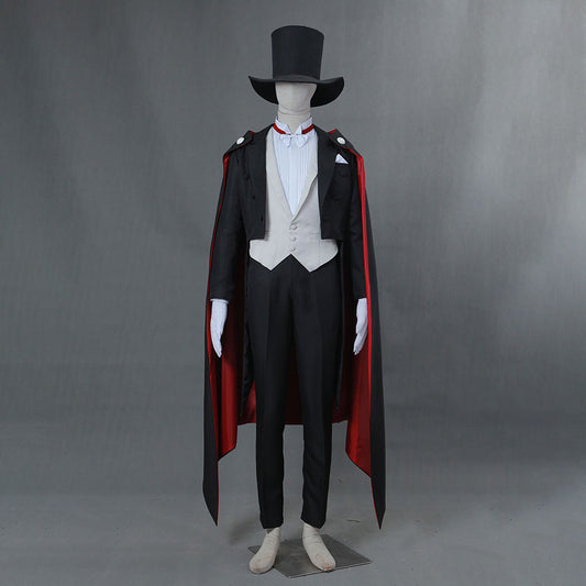 Men and Kids Sailor Moon Costume Tuxedo Mask Chiba Mamoru Cosplay Suit with Accessories