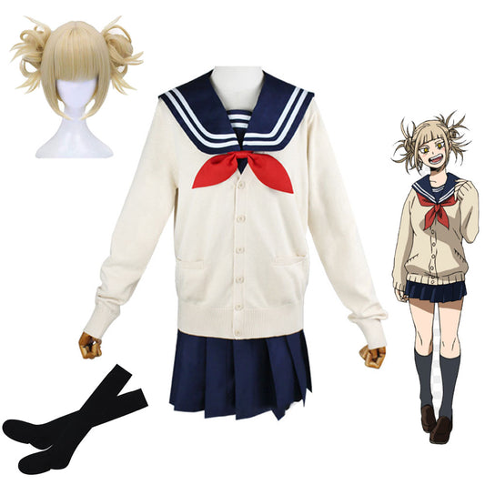 Anime My Hero Academia Himiko Toga League of Villains Costume With Wigs