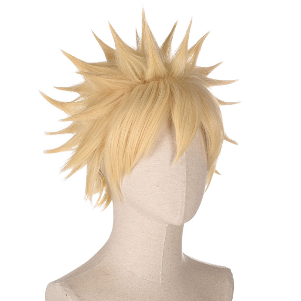 Anime My Hero Academia Bakugou Katsuki Cosplay Wig Heat Resistant Sythentic Hair