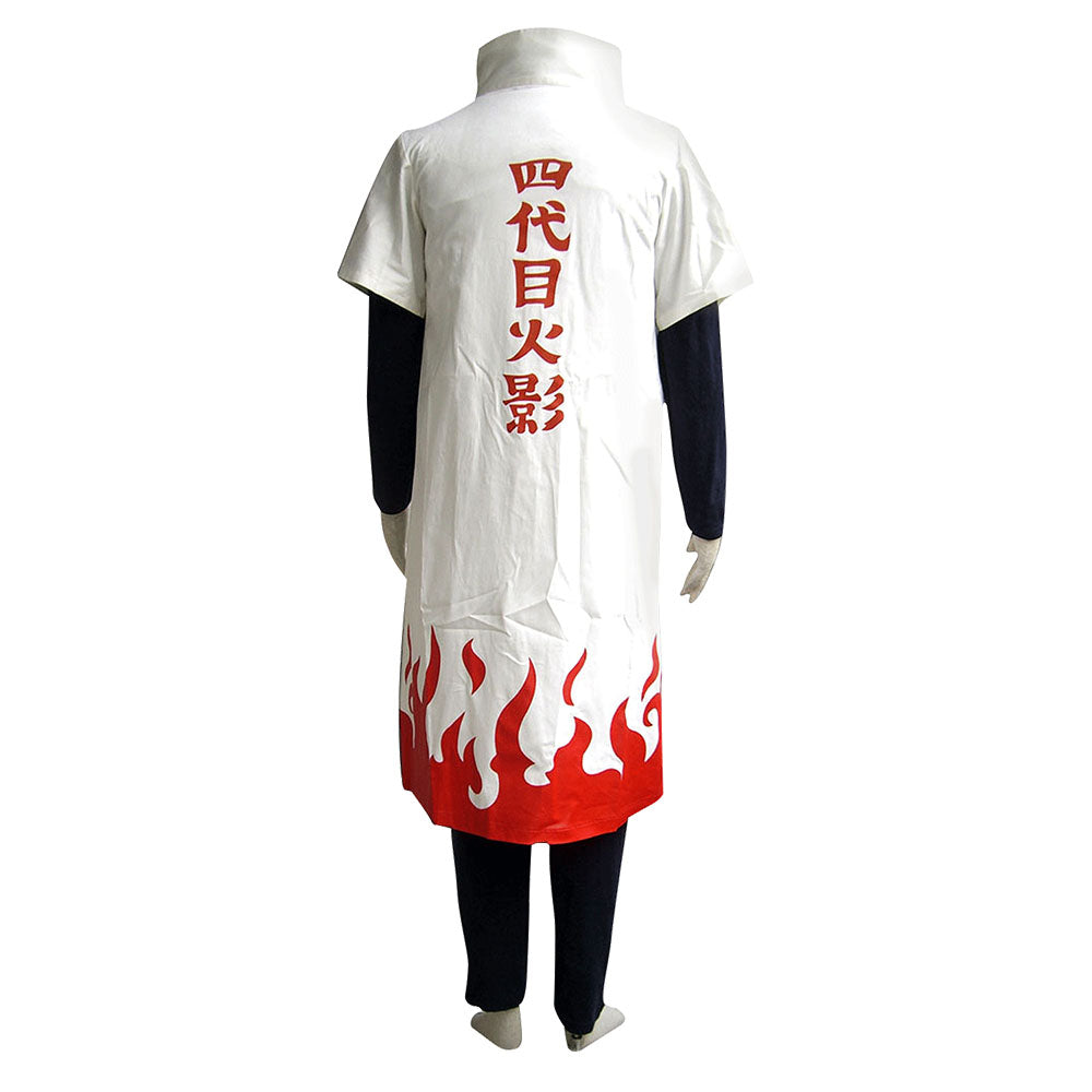 Men and Kids Naruto Costume 4th Hokage Namikaze Minato Cosplay Full Outfit
