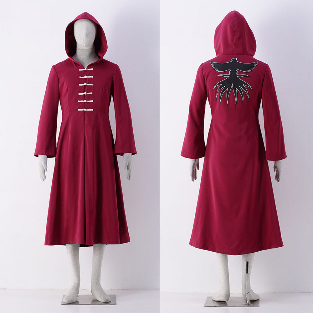 Tokyo Ghoul Costume Kirishima Ayato Cosplay Cloak Red Robe for Men and Kids