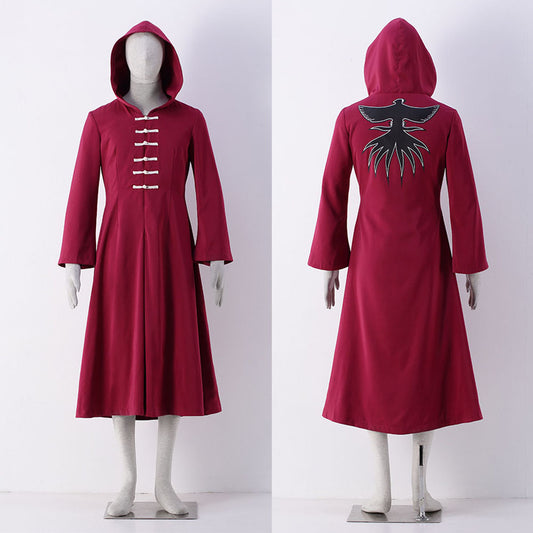 Tokyo Ghoul Costume Kirishima Ayato Cosplay Cloak Red Robe for Men and Kids