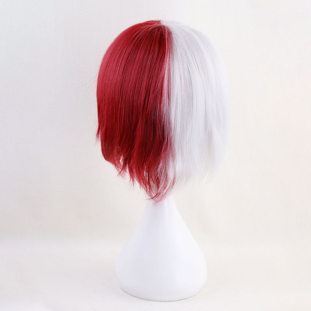 Anime My Hero Academia Todoroki Shoto Cosplay Wig Heat Resistant Sythentic Hair