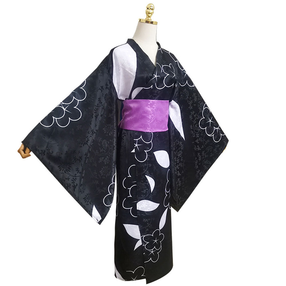 My Dress-up Darling Costume Kitagawa Marin Black Kimono Cosplay for Women