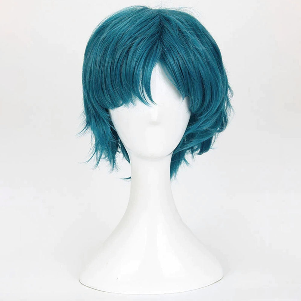 Anime Sailor Moon Sailor mercury Mizuno Ami Cosplay Wig Heat Resistant Sythentic Hair