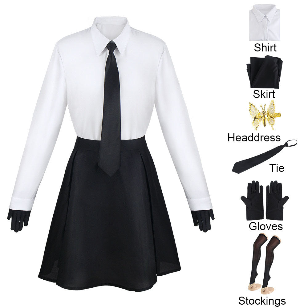 Bungou Stray Dogs Costume Akiko Yosano Cosplay full Outfit with Accessories for Women
