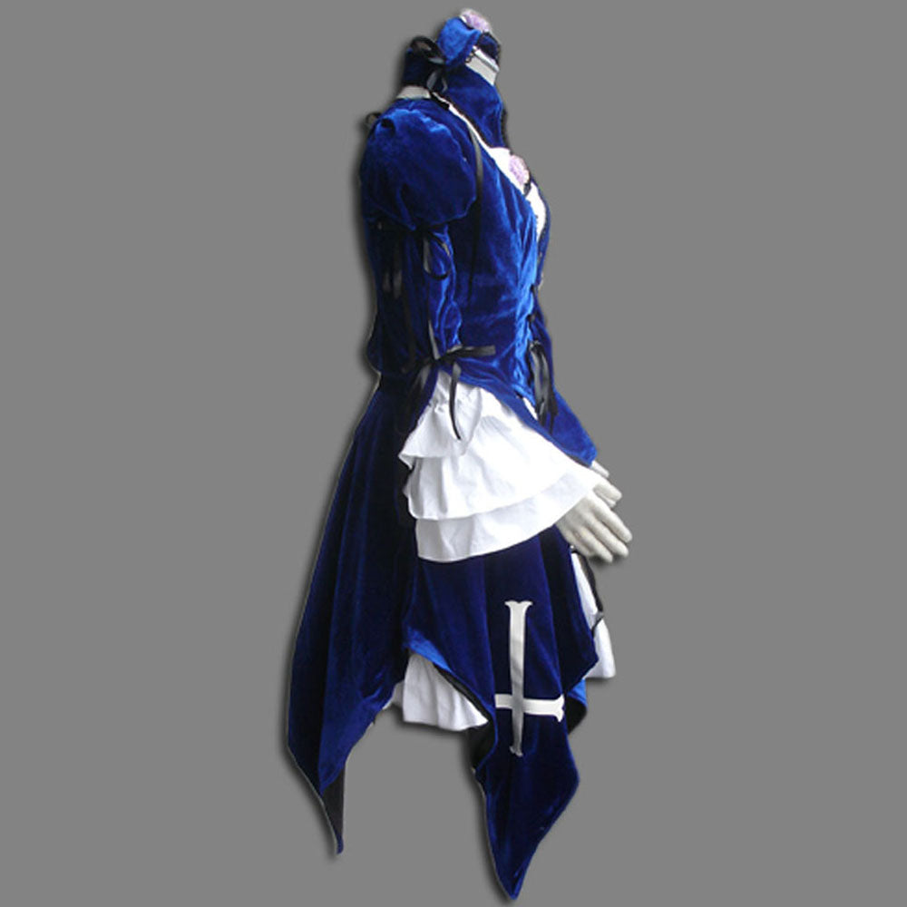 Rozen Maiden Costume Mercury Lamp Costume Full Outfit for Women and Kids