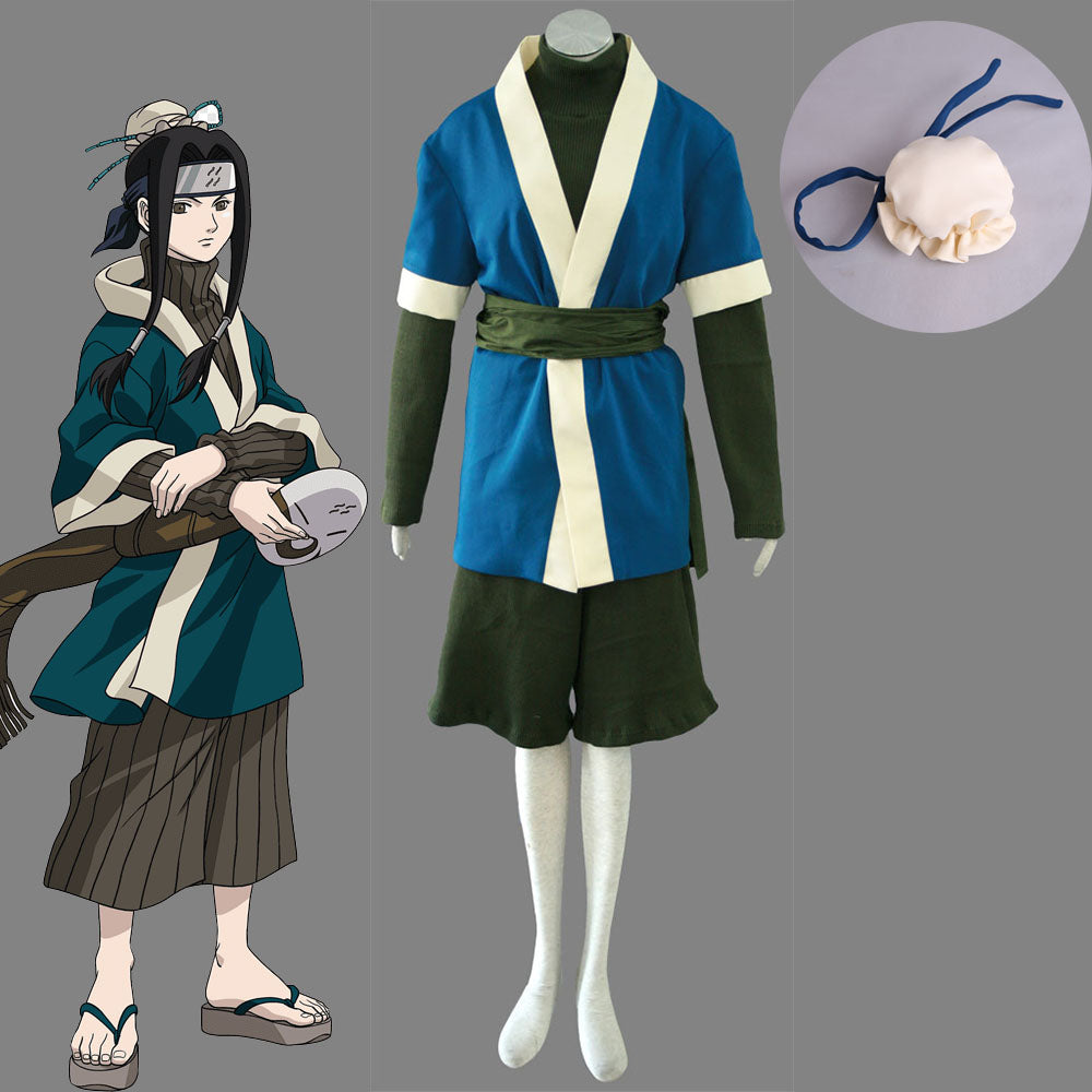Naruto Costume Haku Cosplay full Outfit for Men and Kids