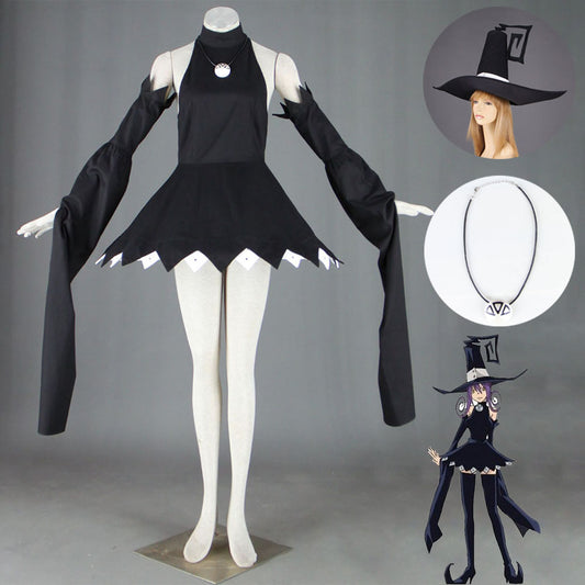 Women and Kids Soul Eater Costume Demon Cat Beja Cosplay Dress With Accessories