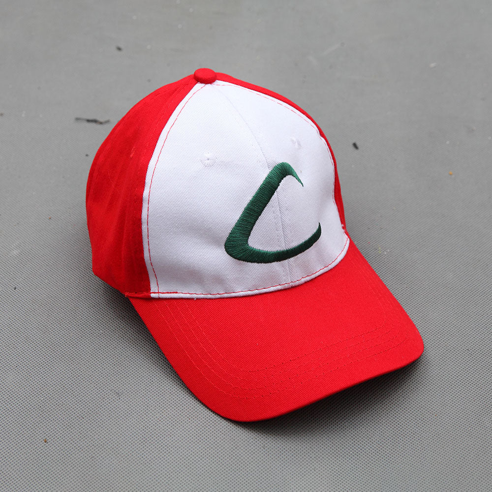 Pokemon Monster Costume Ash Ketchum Cosplay full Set with Accessories for Men and Kids