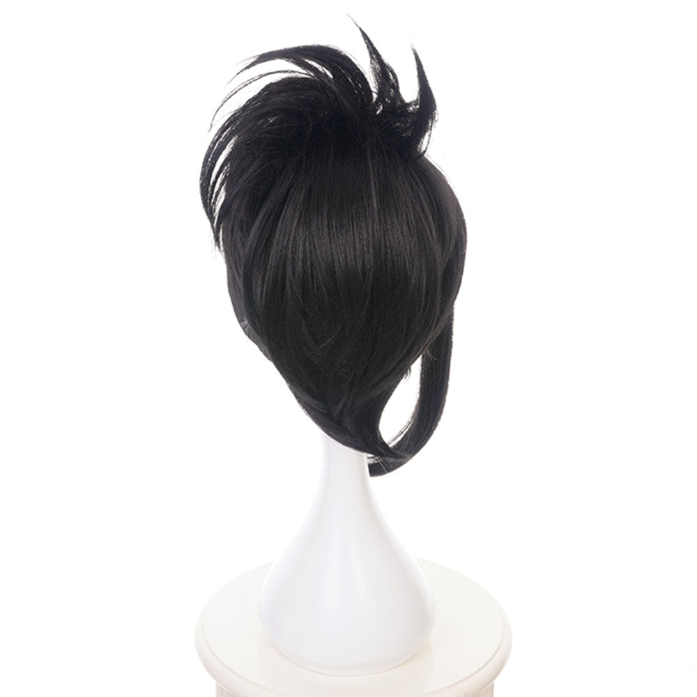 Anime My Hero Academia Costume Yaoyorozu Momo Training/Gym Cosplay Outfit with Wig