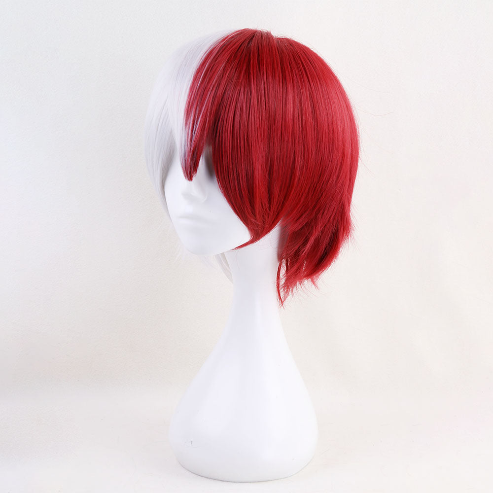 Anime My Hero Academia Todoroki Shoto Cosplay Wig Heat Resistant Sythentic Hair