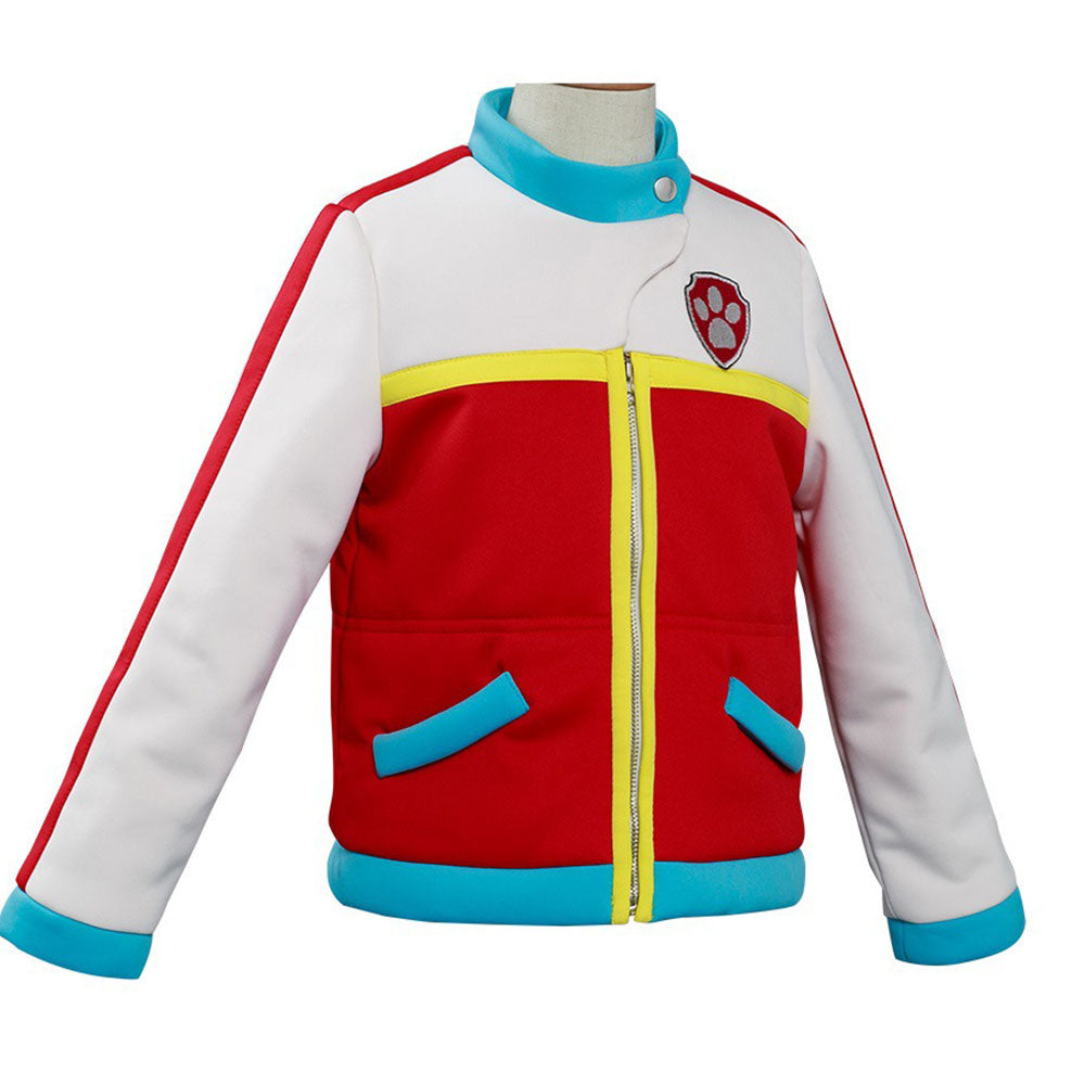 PAW Patrol Costumes Ryder Cosplay Long Sleeves Jacket for Men and Kids
